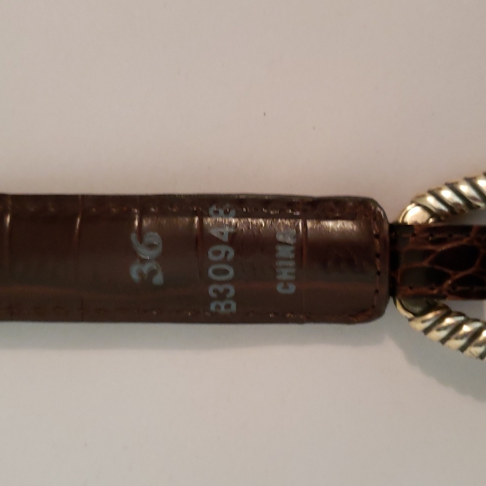 NWT Brighton belt size 36in long. Very sharp looking with the gold  and brown. - Picture 7 of 8